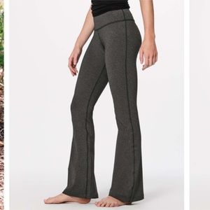 Dark Grey "Throwback" Lululemon Yoga Pants
